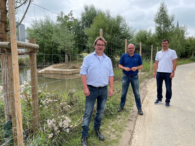 v.l.n.r.: Dr. Michael Preusch MdL, Alexander Throm MdB und Jochen Oppolzer/Vorsitzender CDU-Ortsverband Eppingen